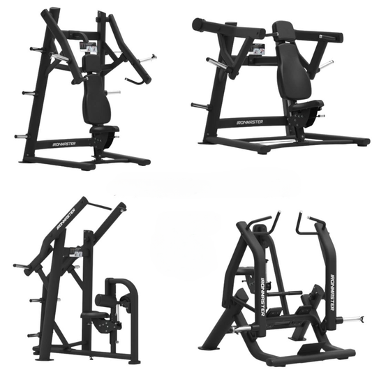 Ironmaster Series – Professional Chest, Leg &amp; Back Workout Machines