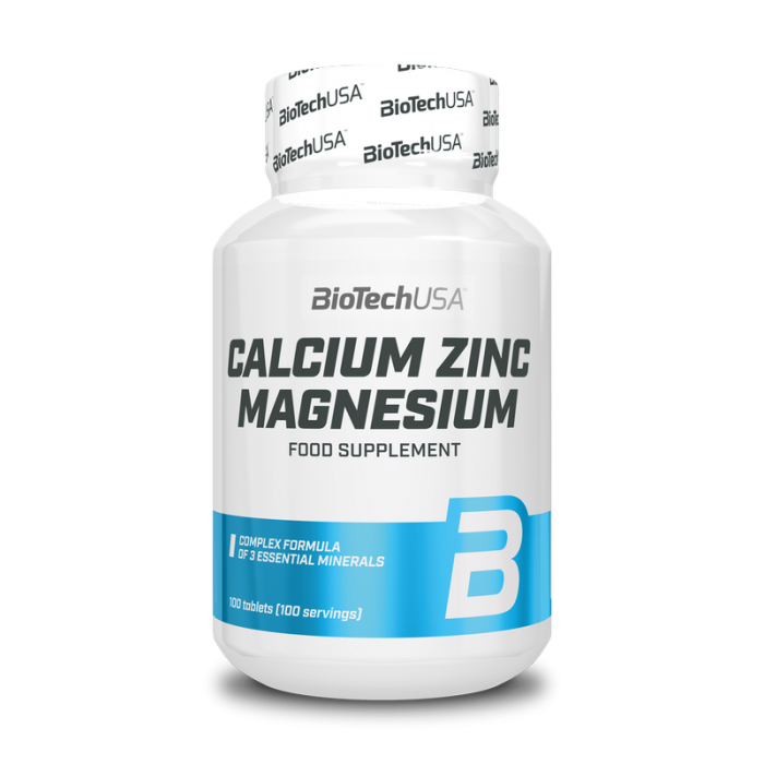 Calcium Zinc Magnesium – 100 Servings | Santé des Os, Immunité & Récupération