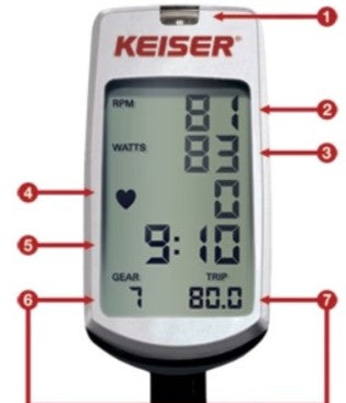 🚴‍♂️ Keiser Spinning Bike Black Frame – Indoor Bike Pro